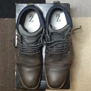 Type Z | Shoes | Type Z Mens Leather Chukka Casual Gray 